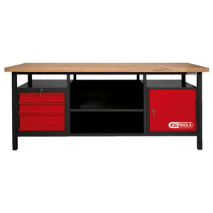 Workbench XXL with 3 drawers and 1 door, KS Tools