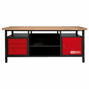 Workbench XXL with 3 drawers and 1 door (small defect), KS Tools