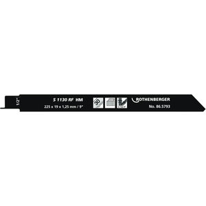 Saw blade cast iron 30/225 5pcs, Rothenberger