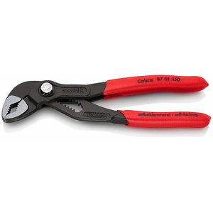 клещи для водяных насосов 150/7" K 30мм COBRA пластиковая рукоятка, KNIPEX
