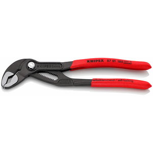 клещи для водяных насосов 180/7" K 30мм COBRA пластиковая рукоятка, KNIPEX
