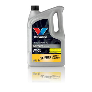Motoreļļa Synpower XL-III C3 5W30 4+1L, Valvoline