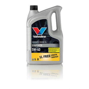 Motoreļļa SynPower 5W40 4+1L, Valvoline