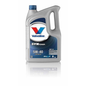 Alyva varikliui SYNPOWER MST C3 5W40, VALVOLINE