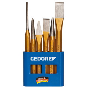 Chisel and punch set 106, Gedore