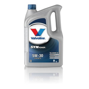 SYNPOWER FE 5W30 motor oil, Valvoline