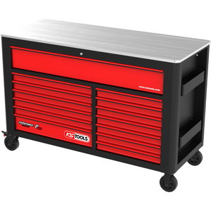 Įrankių vežimėlis PERFORMANCEplus P45,14 stalčių, KS Tools
