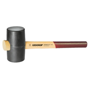Kummivasar kõva 75mm 226E-3 800g, Gedore
