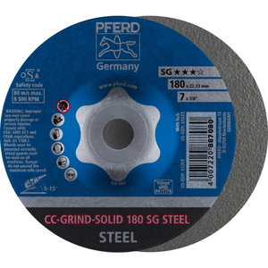 Šķiedras disks 180 mm CC GRIND SG-INOX, Pferd
