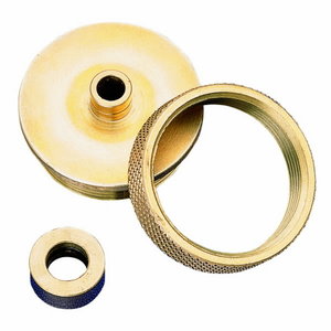 Solid brass template guide for inlay kit, CMT