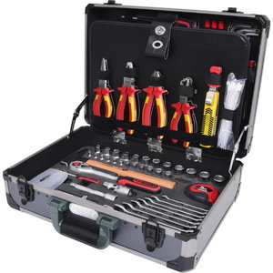 Elektriko įrankių komplektas 1/4" + 1/2&ldquo;, 128 vnt 