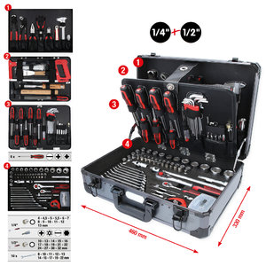 Universālais instrumentu komplekts ¼"-1/2", 149 gab., Kstools