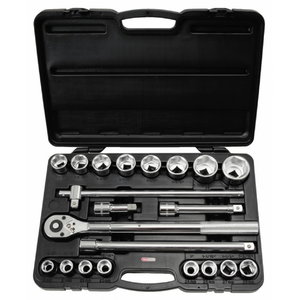21PCS 3/4´´ SUPERLOCK-SOCKET-SET, KS Tools