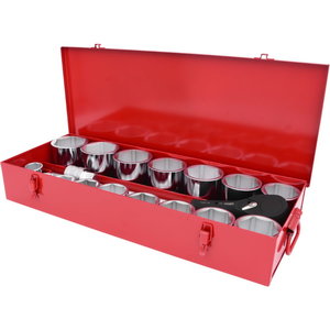 Socket set 1´´ 36-80mm 22pcs, KS Tools