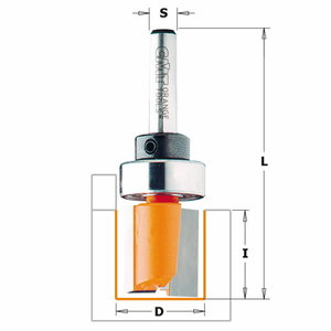 Frēzes asmens TCT S=8 D=16X20 ar gultni, CMT