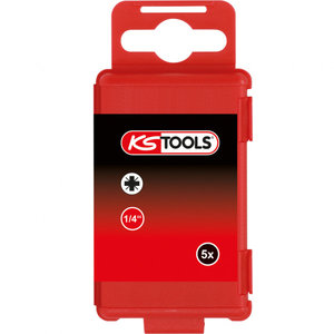 Product image of: Бит 1/4" 75 мм PZ3 5pcs, KS Tools