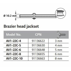 RIVET SET 8 mm, AV1-22C-10 