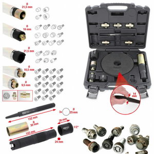 Rim lock removal set, 15 pcs 