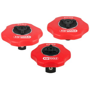 Mini-hand ratchet set, 3 pcs., 1/4" + 3/8" + 1/2”, Kstools