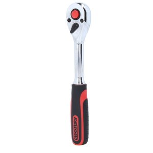3/8" CHROMEplus Reversible ratchet, 72 teeth, plactic handle