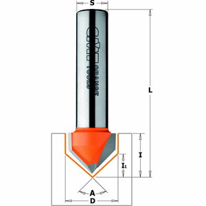 Frēzes asmens 90 ° TCT S=12 D=31,7X16, CMT