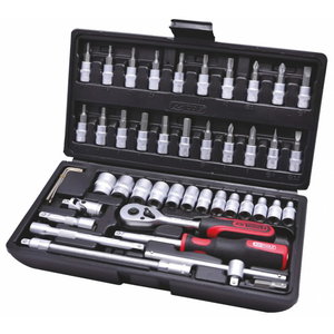 Socket set 1/4" 48-pcs CLASSIC, KS Tools