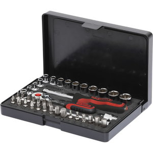 Muciņatslēgu komplekts 1/4", 40 gab., KS Tools