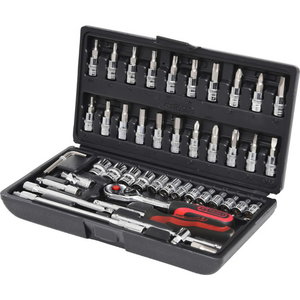 1/4" CHROMEplusSocket Set, 48 pcs
