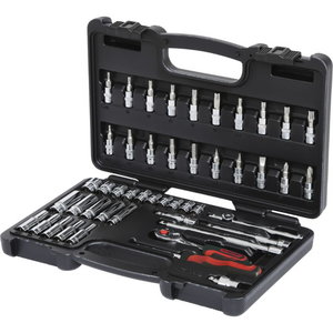 1/4" CHROMEplus muciņu komplekts, 47 pcs 