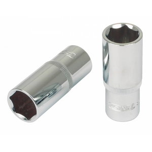 &Scaron;e&scaron;iakampė galvutė, ilga 1/4&acute;&acute; 10mm CHROME+ 