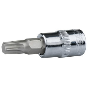 Bit socket TX  1/4", T25  CHROME+, KS Tools
