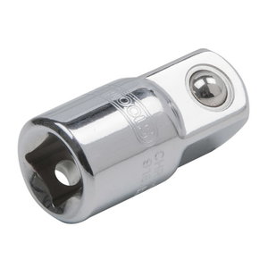 1/4´´ CHROMEplus Adaptor, 1/4´´Fx3/8´´M, on hang tag