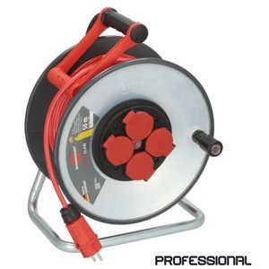 Garant IP44 cable reel 50m, H07BQ-F 3G1.5 SC 5110