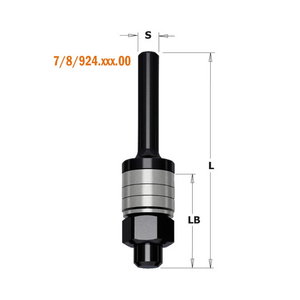 SLOT CUTTER ARBOR W/O BRNG S=8, CMT