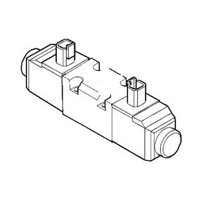 Valve 2 spool loader float, JCB