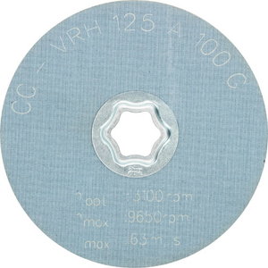 Neaustinis šlif. diskas 125mm A100 G CC-VRH, Pferd