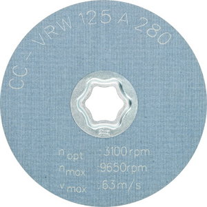 Neaustinis šlif. diskas 125mm A280 Fine CC-VRW 125mm A280