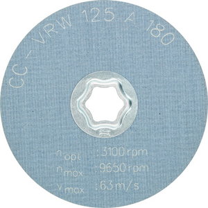 Neaustinis šlif. diskas 125 mm A180 CC-VRW 125 mm A180 CC-VRW