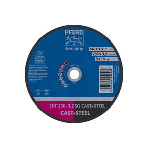 Disks SG Cast+Steel 230x3.2/22,23mm EHT, Pferd