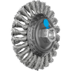 Nuožulnus šepetys pintas KBG Inox 5vnt/pakuotė 115mm/M14 0,35mm, Pferd