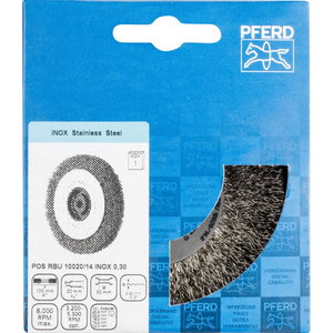 Birste RBU 100x20/14mm INOX 0,30mm, Pferd