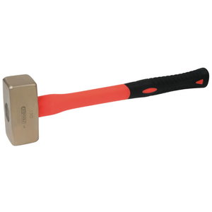 BRONZEplus Club hammer 2000 g, with fibreglass handle, KS Tools