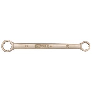 BRONZEplus Double ended ring spanner straight 9x11 mm