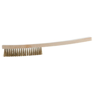 Stiepļu birste BRONZEplus, alvas bronzas stieple, gofrēta, 3 rindas, KS Tools