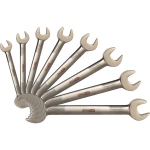 TITANplus Open end spanner set, 8 pcs