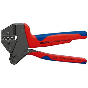 Laidų antgalių užspaudimo replės antgaliams  MC4, 2,5/4/6mm² V, Knipex