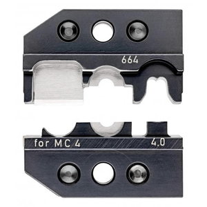 Crimping die for solar cable connectors MC4, Knipex
