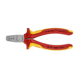 Crimping pliers for end sleeves(ferrules) 0,25-2,5mm2 145mm, Knipex