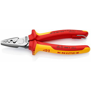 Crimping Pliers for end sleeves (ferrules) 0,25-16,mm²- VDE, Knipex