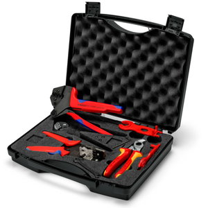 Tool set for MC4 contacts, 4/6/10 mm&sup2; 